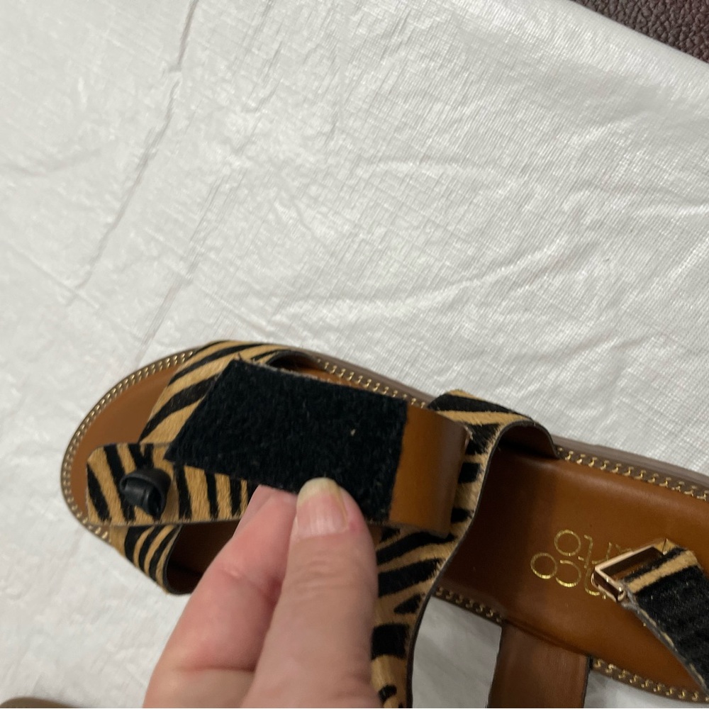 Franco Sarto Glenni safari zebra sandals - Picture 10 of 11
